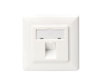 IDC 1000M CAT6A /V Data wandcontactdoos RJ45 enkelvoudig