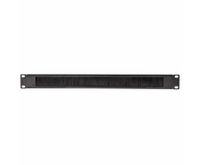 HMPC 19U1 BF invoerpaneel met borstel 1U 19 inch (Hirschmann-Multimedia artnr.: 695020852)