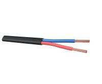FLKK 2 X 1,5 MM² ZWART (PLAT)