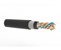DYNAMIC INKA U/FTP Cat 6a PE SWA PE - 4x2xAWG23 Zwart